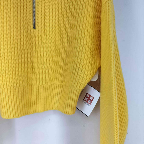 ザラ ZARA ハイネックハーフジップニット レディース import:S